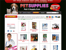 Tablet Screenshot of petvet-supply.com